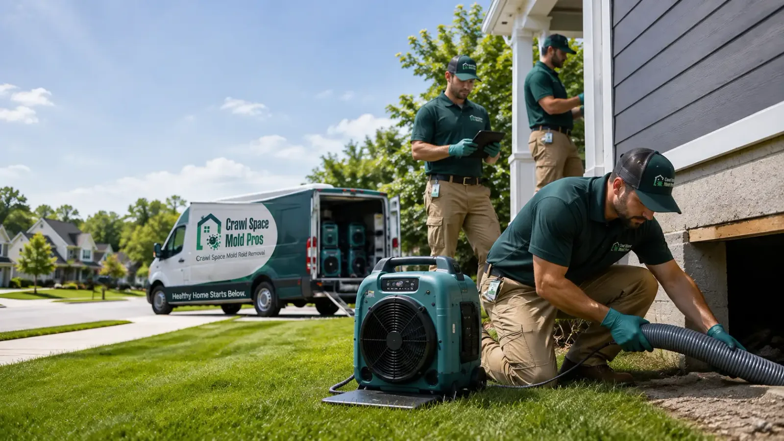 Crawl Space Mold Removal in Hockingport, OH